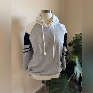 Gray and Black Men's Hoodie